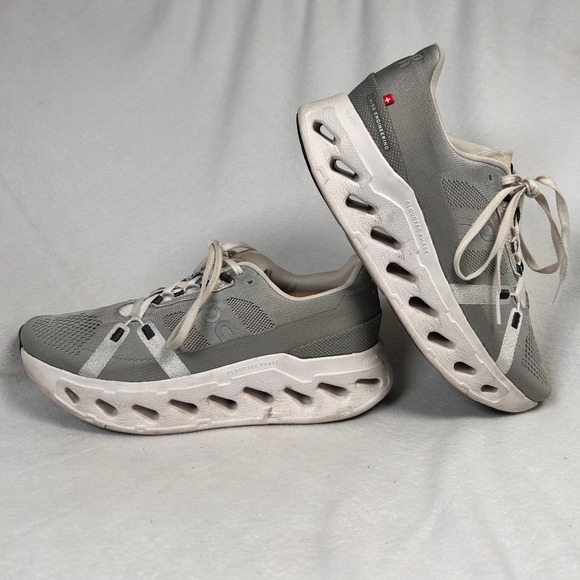 On Running CloudEclipse Running Shoes Womens 8.5 White Gray 3WD30092547 - Picture 7 of 11